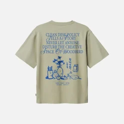 Sale Baine Space T-shirt Stone Dame Overdele·T-Shirts|T-Shirts, Poloer Og Skjorter·T-Shirts Og Undertrøjer