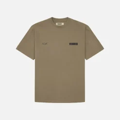 Discount Baine 8410 T Shirt Mørke/​Kolt Dark Brown-Cobalt Dame Overdele·T-Shirts|T-Shirts, Poloer Og Skjorter·T-Shirts Og Undertrøjer