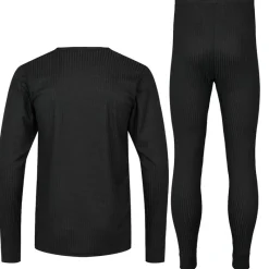 New Baselayer Sæt Sort Dame Udendørs|Træningsdragter Og Joggingbukser·Træningssæt