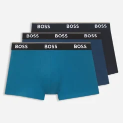 New BOSS Herre Power Tre Pak Bokser Multi Multipakker·Undertøj|Undertøj, Sokker Og Nattøj·Boxer Shorts