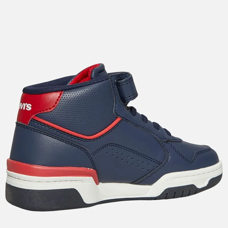 Hot Børne Dereck Hi Top Sneakers Navy Rød 0290 Sneakers|Sneakers