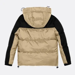 Clearance Børne Hætte Jakke Khaki /​ Sort Jakker Og Frakker|Jakker Og Frakker