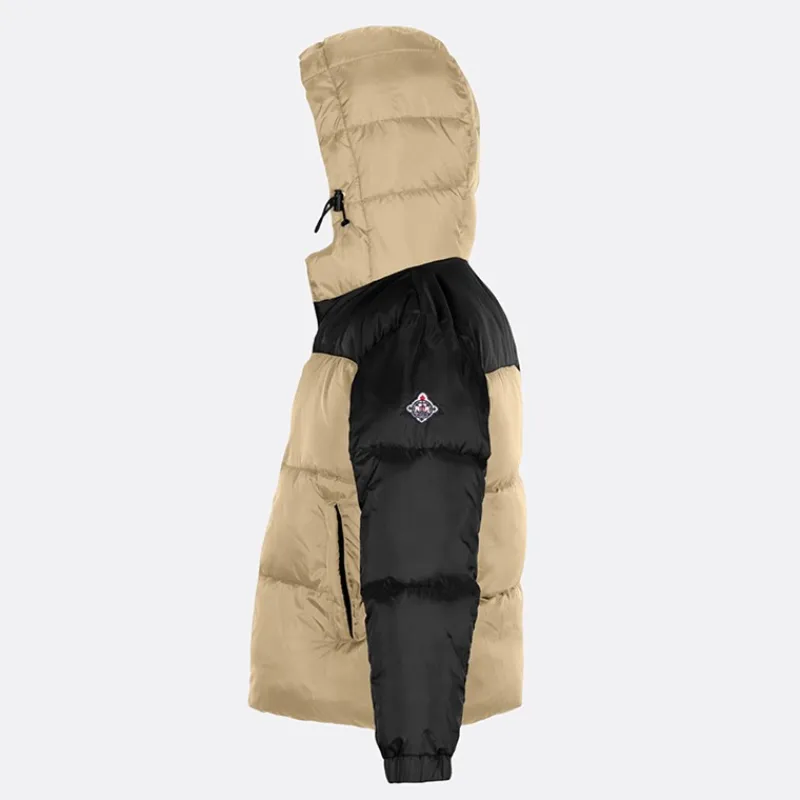 Clearance Børne Hætte Jakke Khaki / Sort Jakker Og Frakker|Jakker Og Frakker