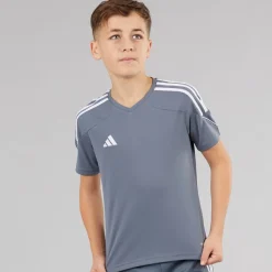 Clearance Børne Junior Tiro 23 League T Shirt Team Onix/Hvid Tøj|Tøj