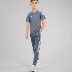 Clearance Børne Junior Tiro 23 League T Shirt Team Onix/Hvid Tøj|Tøj