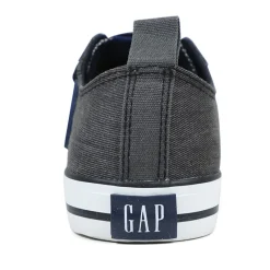 Hot Børn Houston Velcro IV Lærredgummisko Sort Sneakers|Sneakers