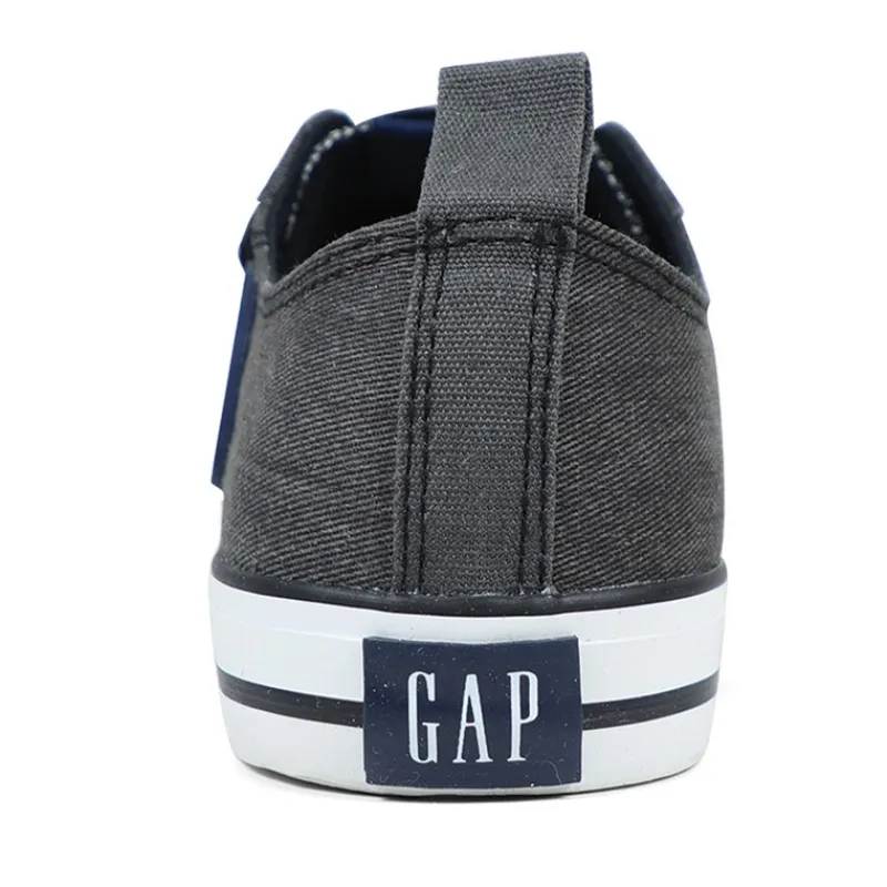 Hot Børn Houston Velcro IV Lærredgummisko Sort Sneakers|Sneakers