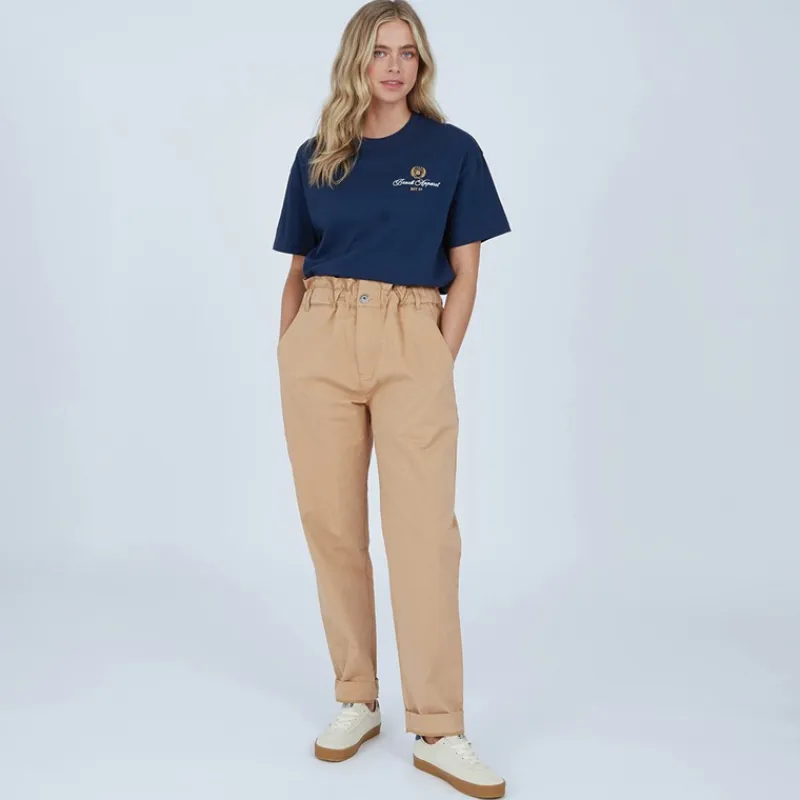 Online Bukser i Chino til Kvinder Beige Dame Jeans, Bukser Og Leggings·Bukser