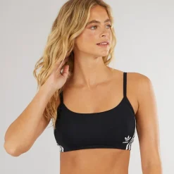 New Dame Adicolor Comfort Flex Bomulds Bralette Sort Dame Undertøj, Sokker Og Nattøj·Undertøj|Undertøj