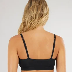 New Dame Adicolor Comfort Flex Bomulds Bralette Sort Dame Undertøj, Sokker Og Nattøj·Undertøj|Undertøj