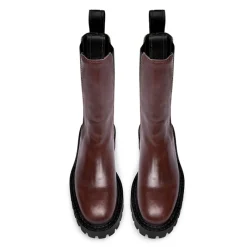 Best Dame Angie Chelsea Støvler Dark Brown Dame Støvler|Støvler