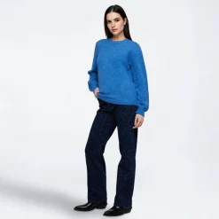 Outlet Dame Asla Sweater 4041 Star Sapphire Dame Trøjer Og Cardigans·Trøjer