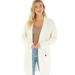 Hot Dame Asteria Cardigan Ecru Dame Trøjer Og Cardigans·Cardigans|Overdele·Veste
