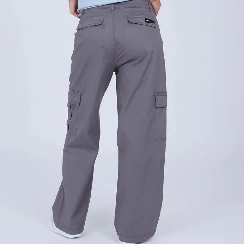 New Dame Azylyn Cargobukser Grå Dame Jeans, Bukser Og Leggings·Bukser|Jeans, Bukser Og Leggings·Cargobukser