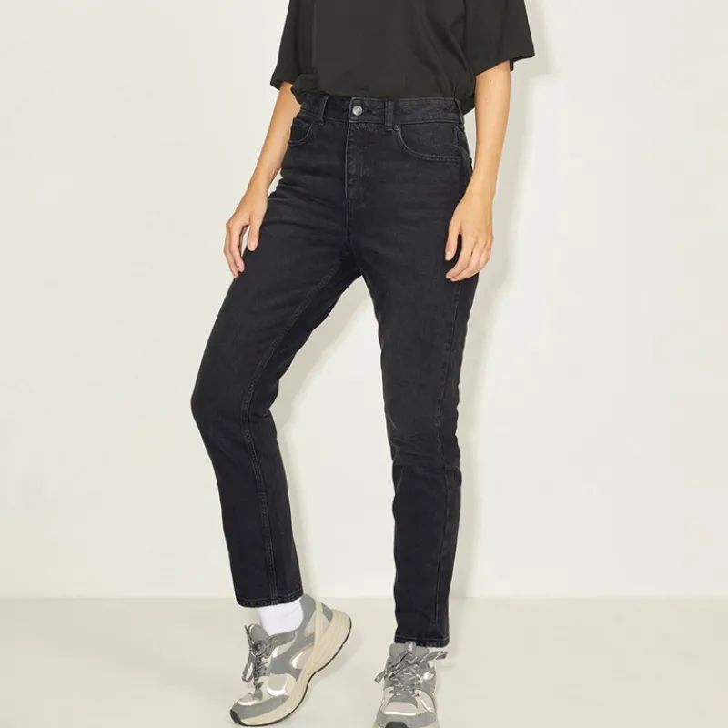 Dame Berlin Slim Fit Jeans Sort Denim Dame Jeans, Bukser Og Leggings·Jeans