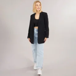 New Dame Blazer Blanca Life 3/4 Løstsiddende Sort Dame Jakker Og Frakker·Jakker Og Frakker|Jakker Og Frakker·Lette Jakker