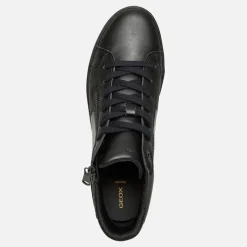 Online Dame Blomie Høj Top Lynlås Træningssko Sort Dame Sneakers|Sneakers