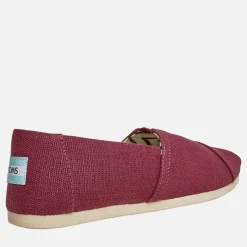Sale Dame Canvas Alpargata Espadrilles Mørk Blomme Dame Sko|Sko