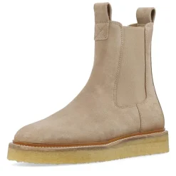 Outlet Dame Casdea Chelsea støvler ruskind Beige Dame Støvler|Støvler