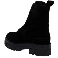 Outlet Dame Casjida Blonder Støvler Black Suede Dame Støvler|Støvler