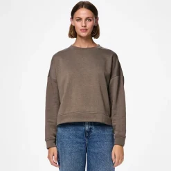 Sale Dame Chili Langærmet Sweater Morel Dame Hættetrøjer Og Sweatshirts·Sweatshirts