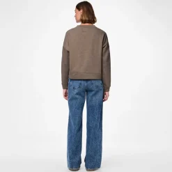 Sale Dame Chili Langærmet Sweater Morel Dame Hættetrøjer Og Sweatshirts·Sweatshirts