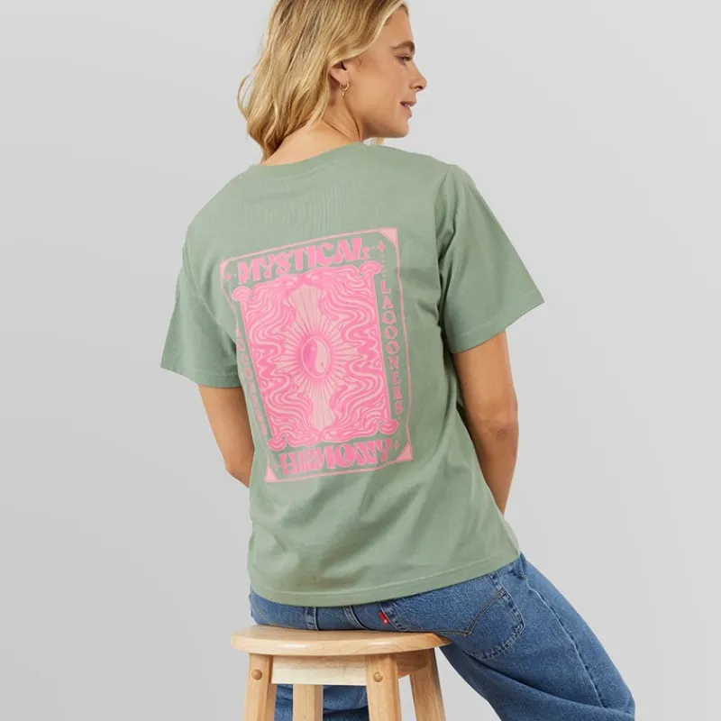 New Dame Coatbridge T-shirt Green Bay Dame Overdele·T-Shirts|Overdele·Overdele
