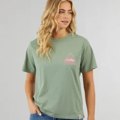 New Dame Coatbridge T-shirt Green Bay Dame Overdele·T-Shirts|Overdele·Overdele