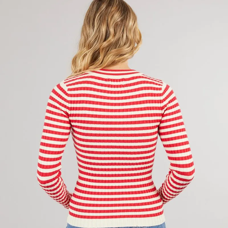 Hot Dame Crista O Hals Strikket Sweater Lollipop Dame Trøjer Og Cardigans·Trøjer|Overdele·Overdele