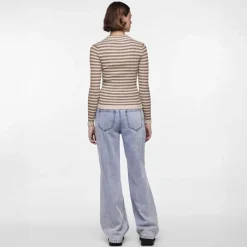 Sale Dame Crista O Hals Strikket Sweater Fossil Dame Trøjer Og Cardigans·Trøjer