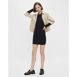 Clearance Dame Crista O Neck Kjoler Sort Dame Kjoler Og Nederdele·Kjoler