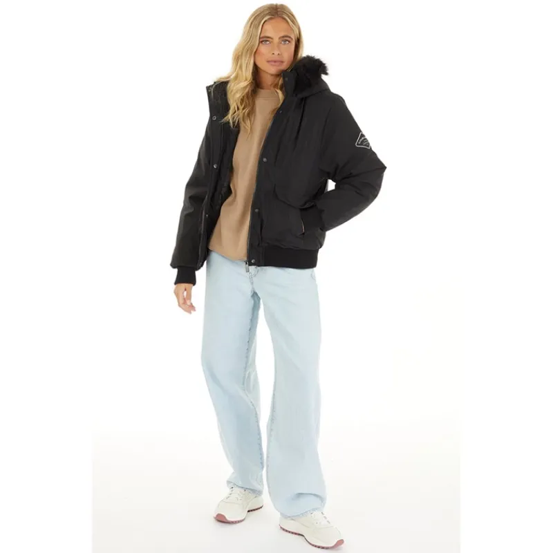 Dame Cropped Fur Parka Dame Jakker Og Frakker·Jakker Og Frakker