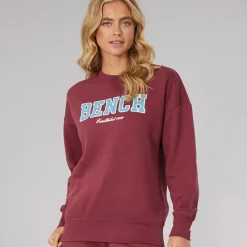 Dame Ercie Sweatshirt Burgundy Dame Hættetrøjer Og Sweatshirts·Sweatshirts