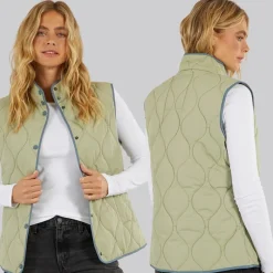 Hot Dame Eskdale 2-I-1 Jakke Marineblå / Grøn Dame Jakker Og Frakker·Jakker Og Frakker|Jakker Og Frakker·Lette Jakker