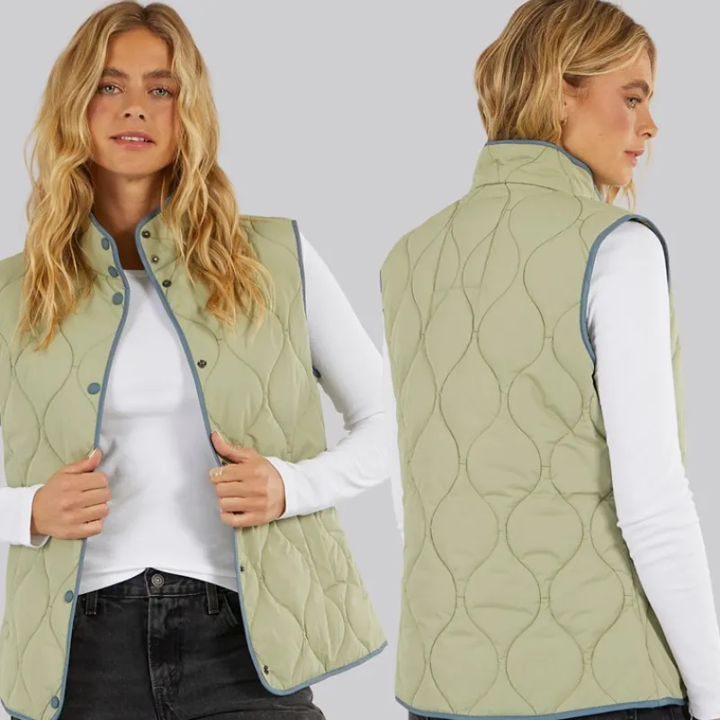 Hot Dame Eskdale 2-I-1 Jakke Marineblå / Grøn Dame Jakker Og Frakker·Jakker Og Frakker|Jakker Og Frakker·Lette Jakker
