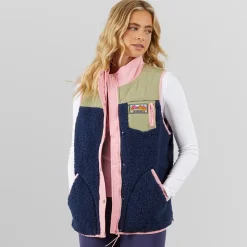Hot Dame Essy Borg Vest Multi Dame Overdele·Veste|Overdele·T-Shirts