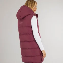 Hot Dame Explorer Gilet Burgundy Dame Overdele·Veste|Overdele·T-Shirts