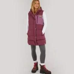 Hot Dame Explorer Gilet Burgundy Dame Overdele·Veste|Overdele·T-Shirts