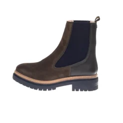 Outlet Dame Fall 21 Suede Mode støvler kakigrøn Dame Støvler|Støvler