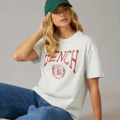 Hot Dame Farri T-Shirt Is Gråmeleret Dame Overdele·T-Shirts|Overdele·Overdele
