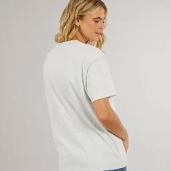 Hot Dame Farri T-Shirt Is Gråmeleret Dame Overdele·T-Shirts|Overdele·Overdele