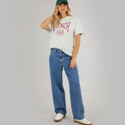 Hot Dame Farri T-Shirt Is Gråmeleret Dame Overdele·T-Shirts|Overdele·Overdele