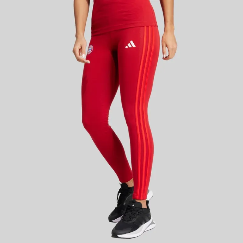 New Dame FCB FC Bayern München Leggings Team Power Red 2 Dame Sport Træningsbukser|Træning