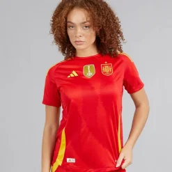 Clearance Dame FEF Spanien Dame 24/25 Autentisk Hjemme Trøje Better Scarlet Dame Træning|Overdele