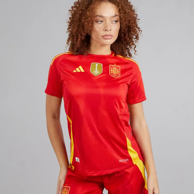 Clearance Dame FEF Spanien Dame 24/25 Autentisk Hjemme Trøje Better Scarlet Dame Træning|Overdele