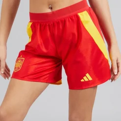 Online Dame FEF Spanien Dame 24/​25 Autentiske Hjemme Shorts Better Scarlet Dame Træning|Shorts·Alt Shorts
