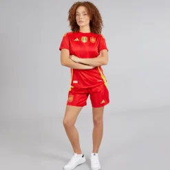 Online Dame FEF Spanien Dame 24/​25 Autentiske Hjemme Shorts Better Scarlet Dame Træning|Shorts·Alt Shorts