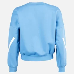New Dame FFR Frankrig Rugby Z.N.E. Rejse Sweatshirt Focus Blue Dame Træning|Overdele