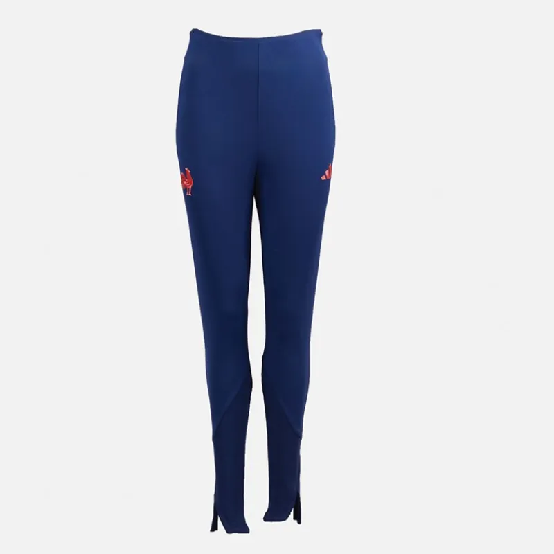 Clearance Dame FFR Frankrig Rugby Z.N.E Rejse Leggings Dark Blue Dame Sport Træningsbukser|Træning