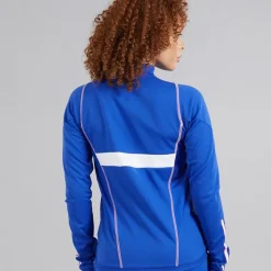 Clearance Dame FFR Frankrig Track Jakke Semi Lucid Blue Dame Træning|Overdele